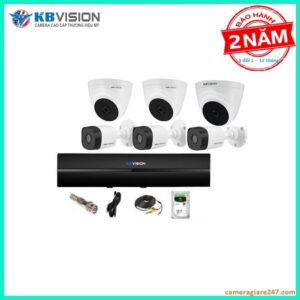 Trọn bộ 6 camera quan sát