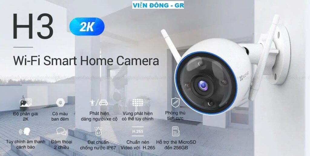 Camera wifi chính hảng