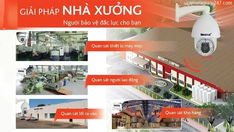 Lắp Camera Nhà Xưởng – Kho Bãi