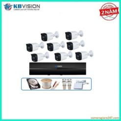 Trọn Bộ 8 Camera quan sát Kbvision full Color
