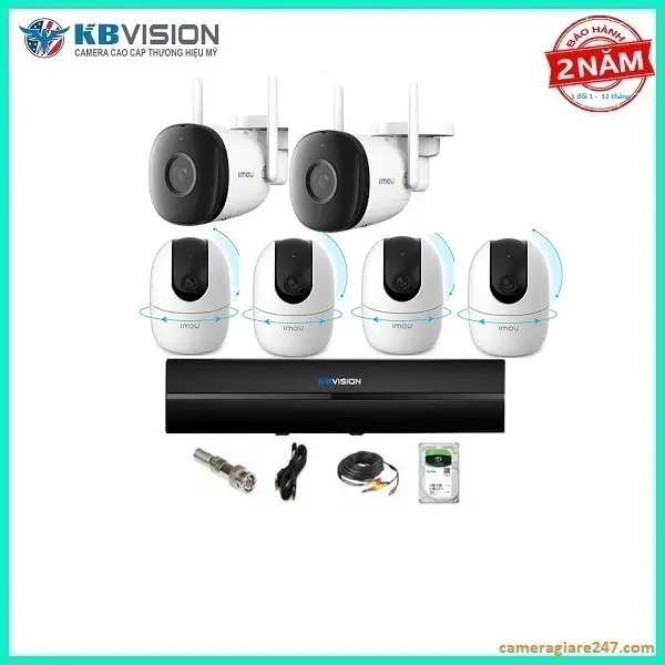 Trọn Bộ 6 Camera Imou không dây