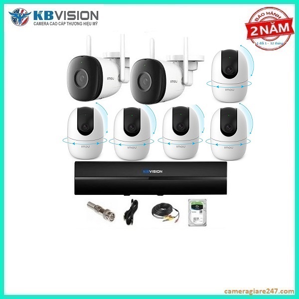 Trọn Bộ 7 Camera Imou không dây