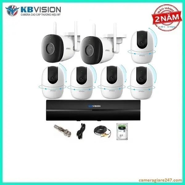 Trọn Bộ 7 Camera Imou không dây