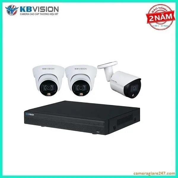 Trọn Bộ 3 Mắt Camera quan sát Kbvision